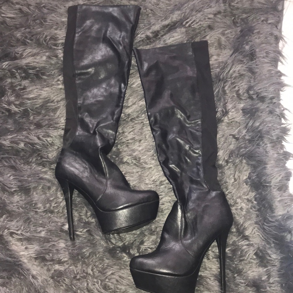 Steve Madden long heel boots